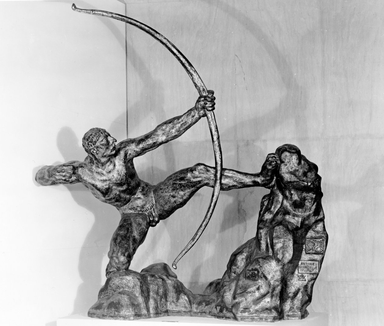 Herkules, az íjász, 1909 (bronz) alkotó: Emile Antoine Bourdelle