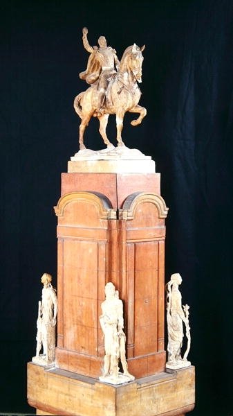 Maquette Carlos Maria de Alvear tábornok (1788-1852) emlékművéhez (fa és gipsz) alkotó: Emile Antoine Bourdelle