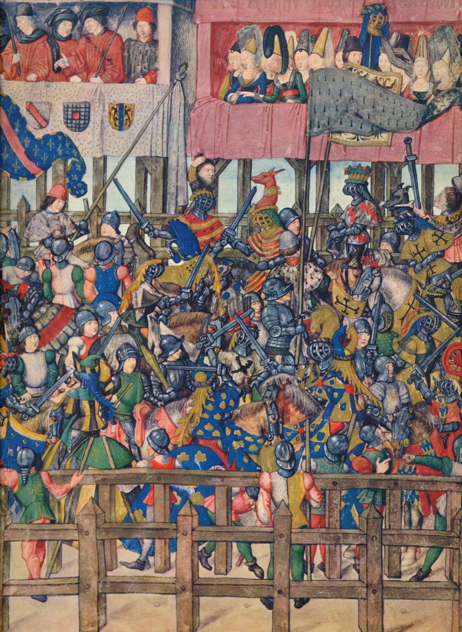 A brugge-i bajnokság vége, 1392. március 11., 1937. XV. század alkotó: Emile Aurele van Moe