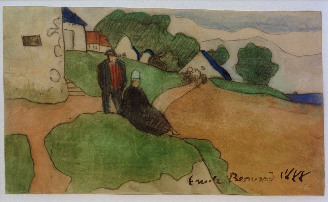 Breton falu alkotó: Emile Bernard