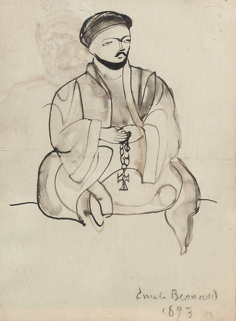 Kopt pap, 1893 alkotó: Emile Bernard