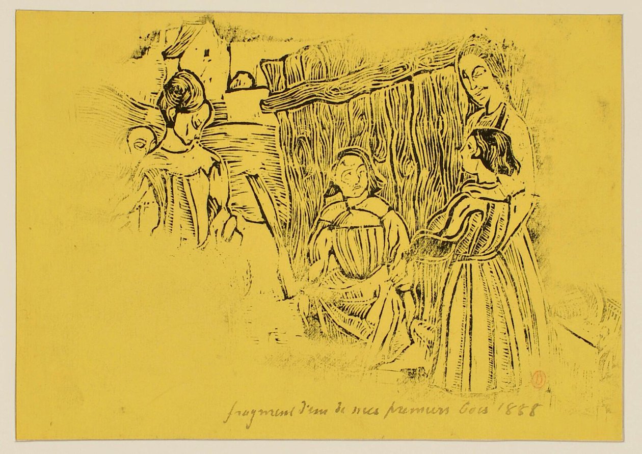 Kinderspiele [Probe b] alkotó: Emile Bernard