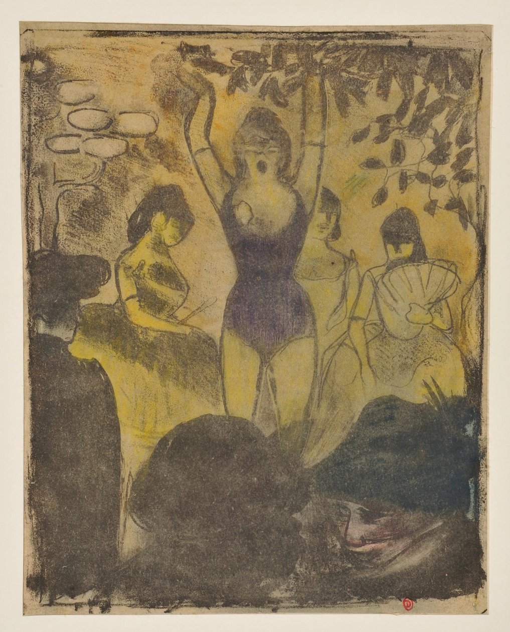 Die Sängerin des Café-Konzerts (zweiter Zustand) alkotó: Emile Bernard