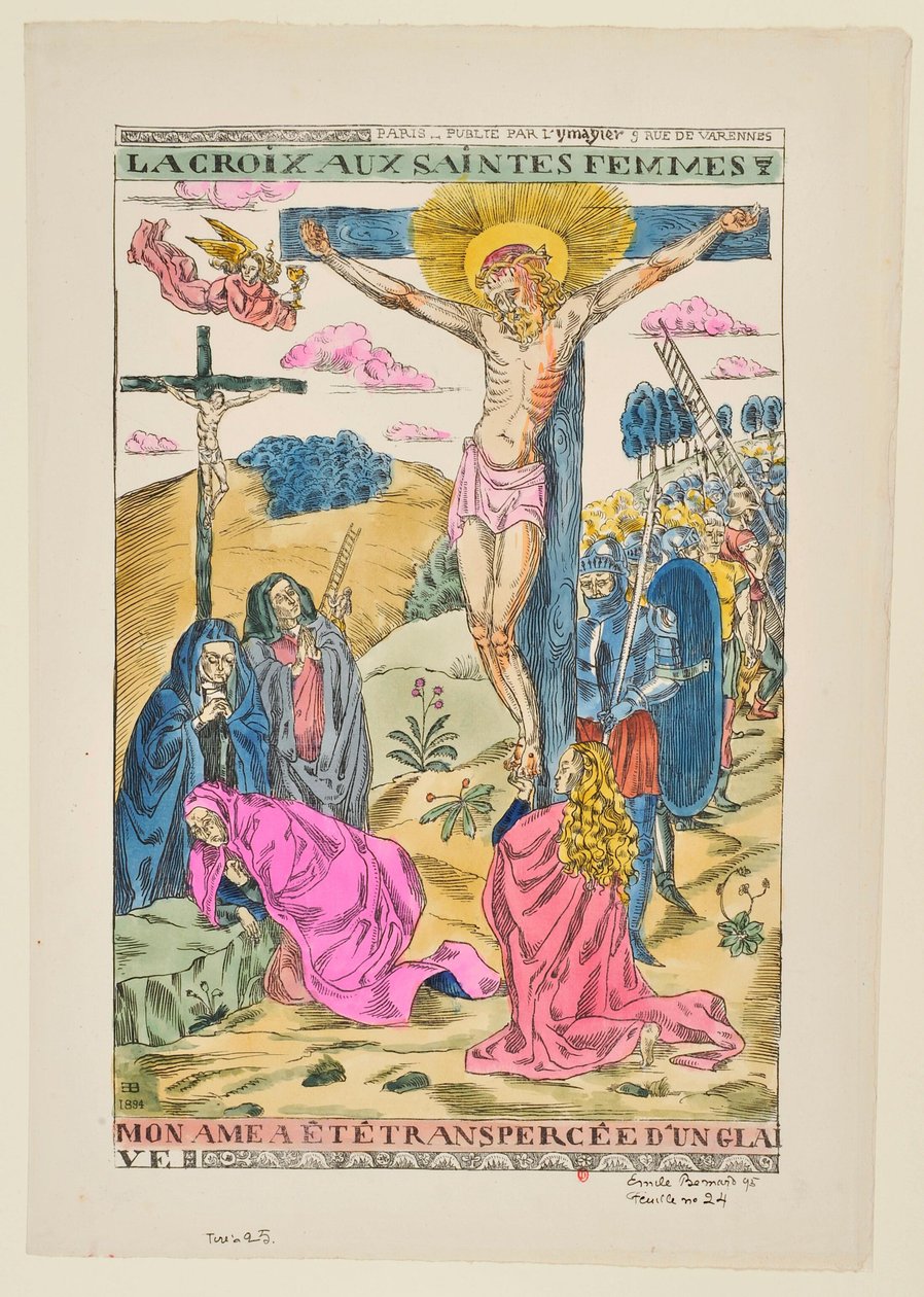 A Szent Asszonyok Keresztje: Lelkemet kard szúrta át alkotó: Emile Bernard