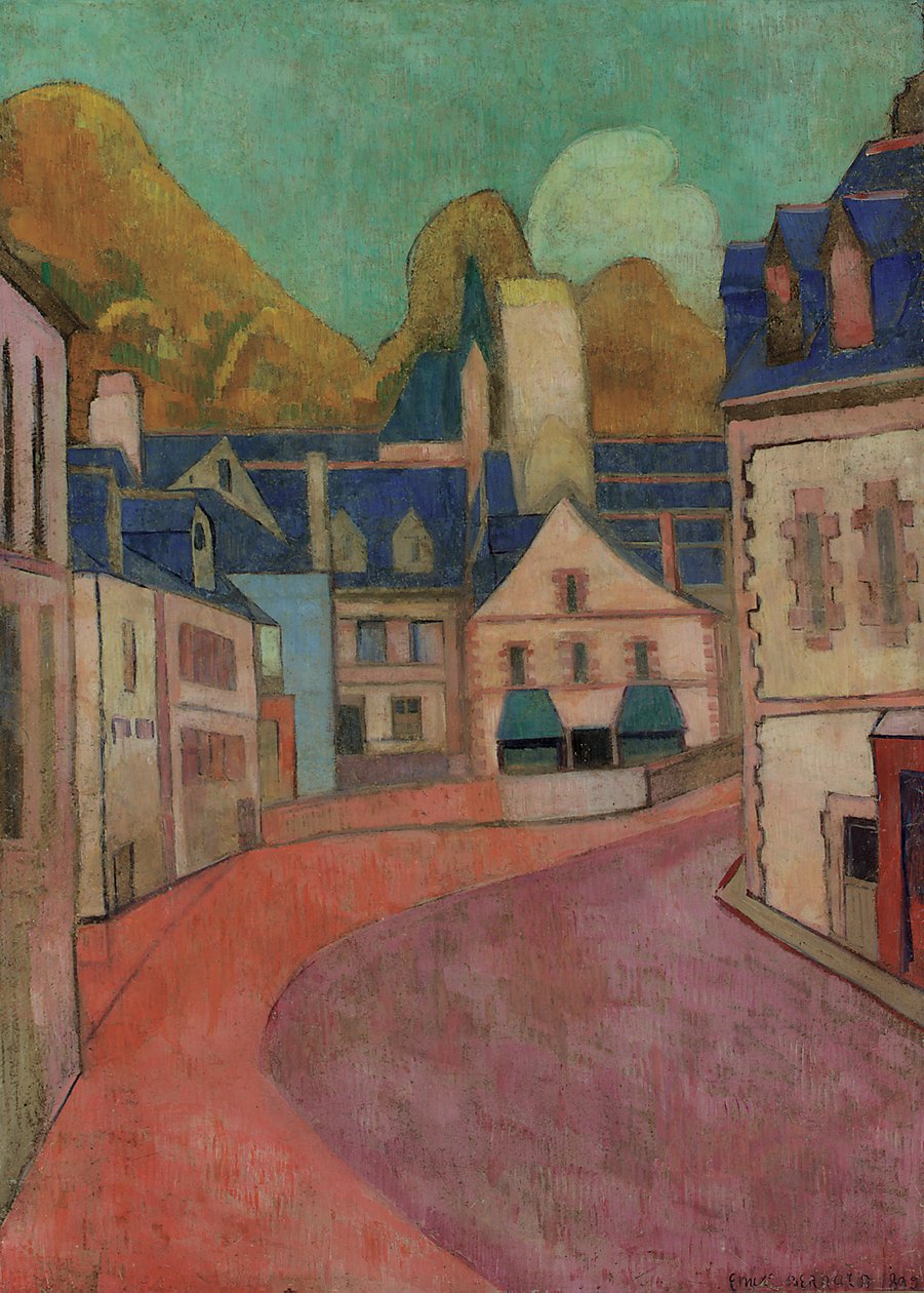 A Rue Rose, Pont-Aven, 1892 alkotó: Emile Bernard