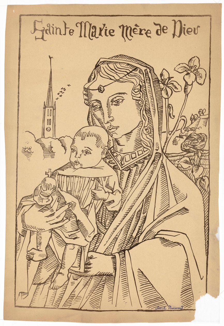 Mária, Isten anyja alkotó: Emile Bernard