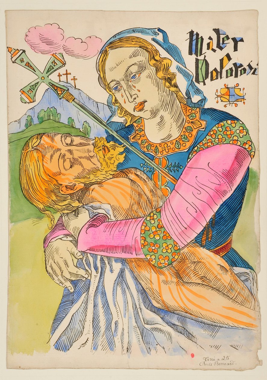 Fájdalmas Anya alkotó: Emile Bernard