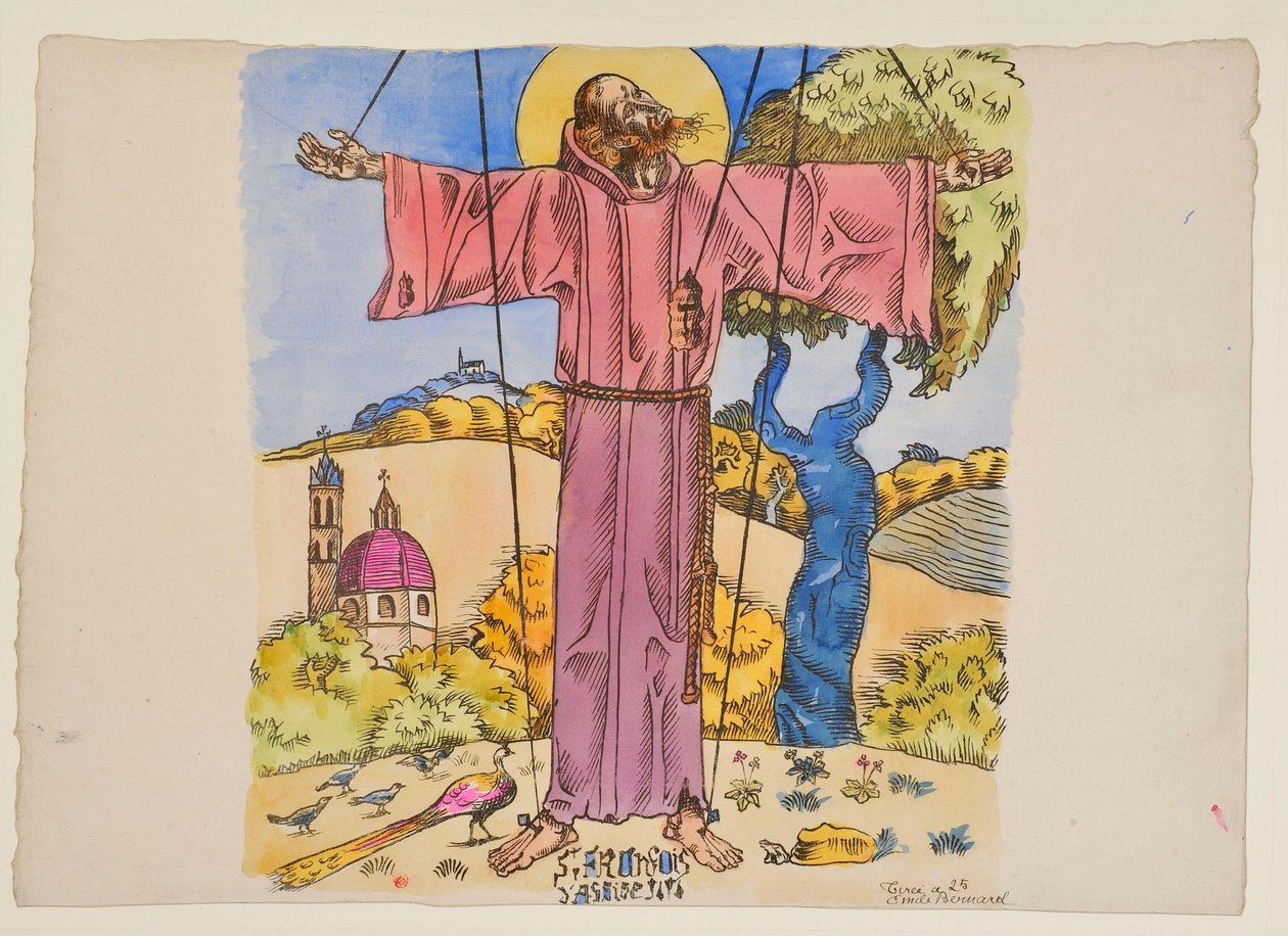 Assisi Szent Ferenc alkotó: Emile Bernard