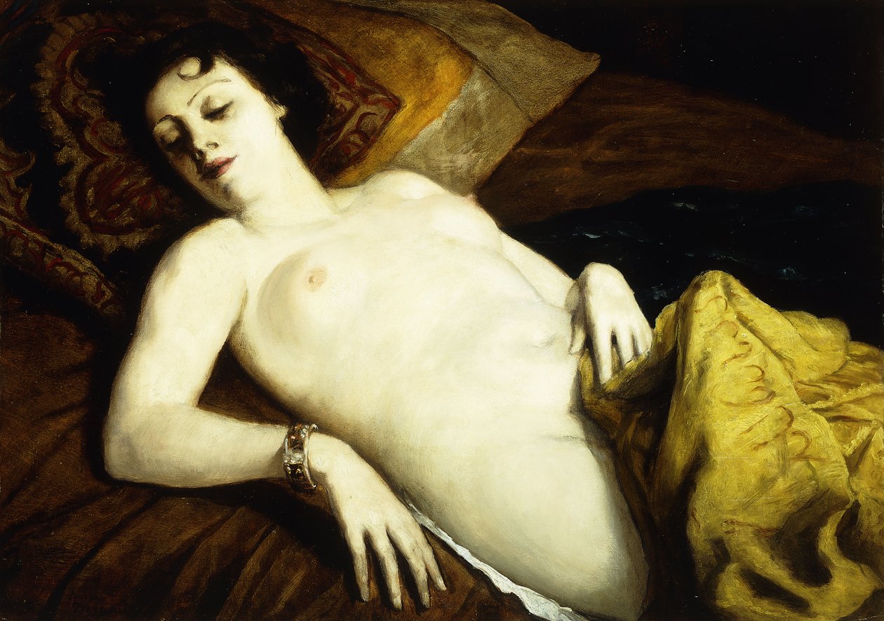 Alvó akt karkötővel; Nu Couche au Bracelet, 1930 alkotó: Emile Bernard
