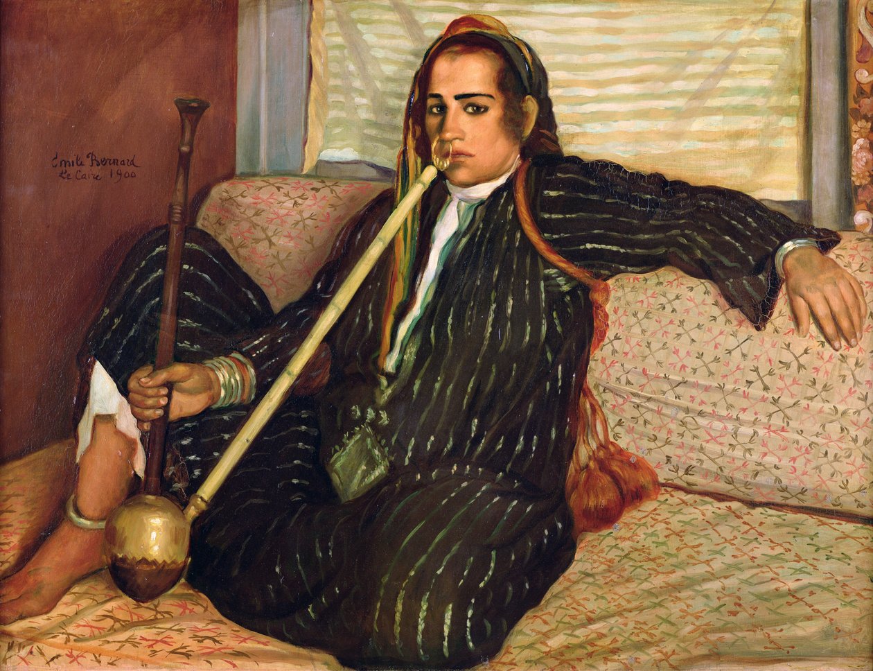 Dohányzó Haschich, 1900 alkotó: Emile Bernard