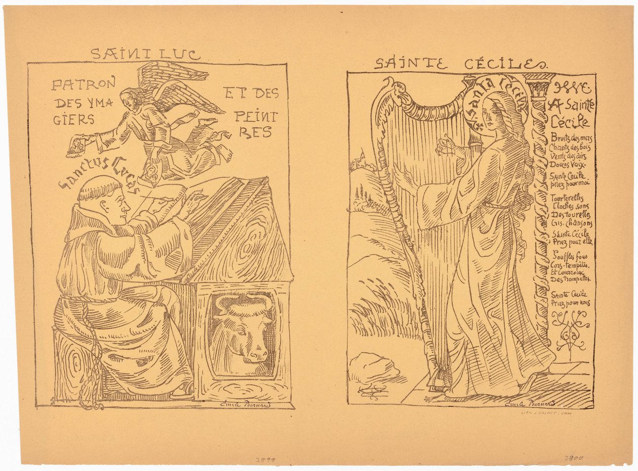Szent Lukács alkotó: Emile Bernard