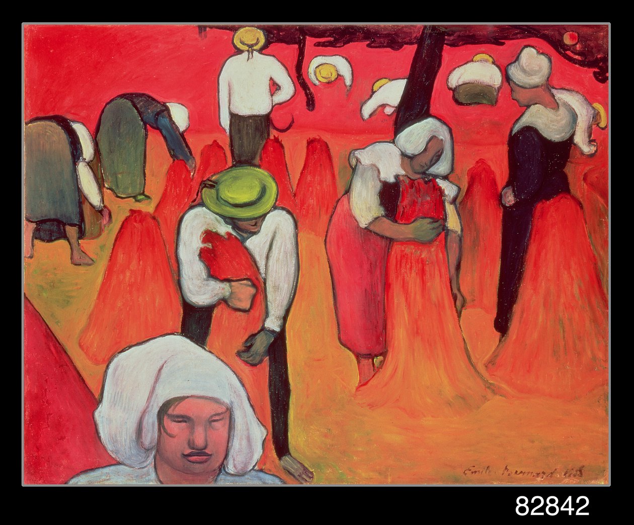 Hajdinaszüret, 1888 alkotó: Emile Bernard