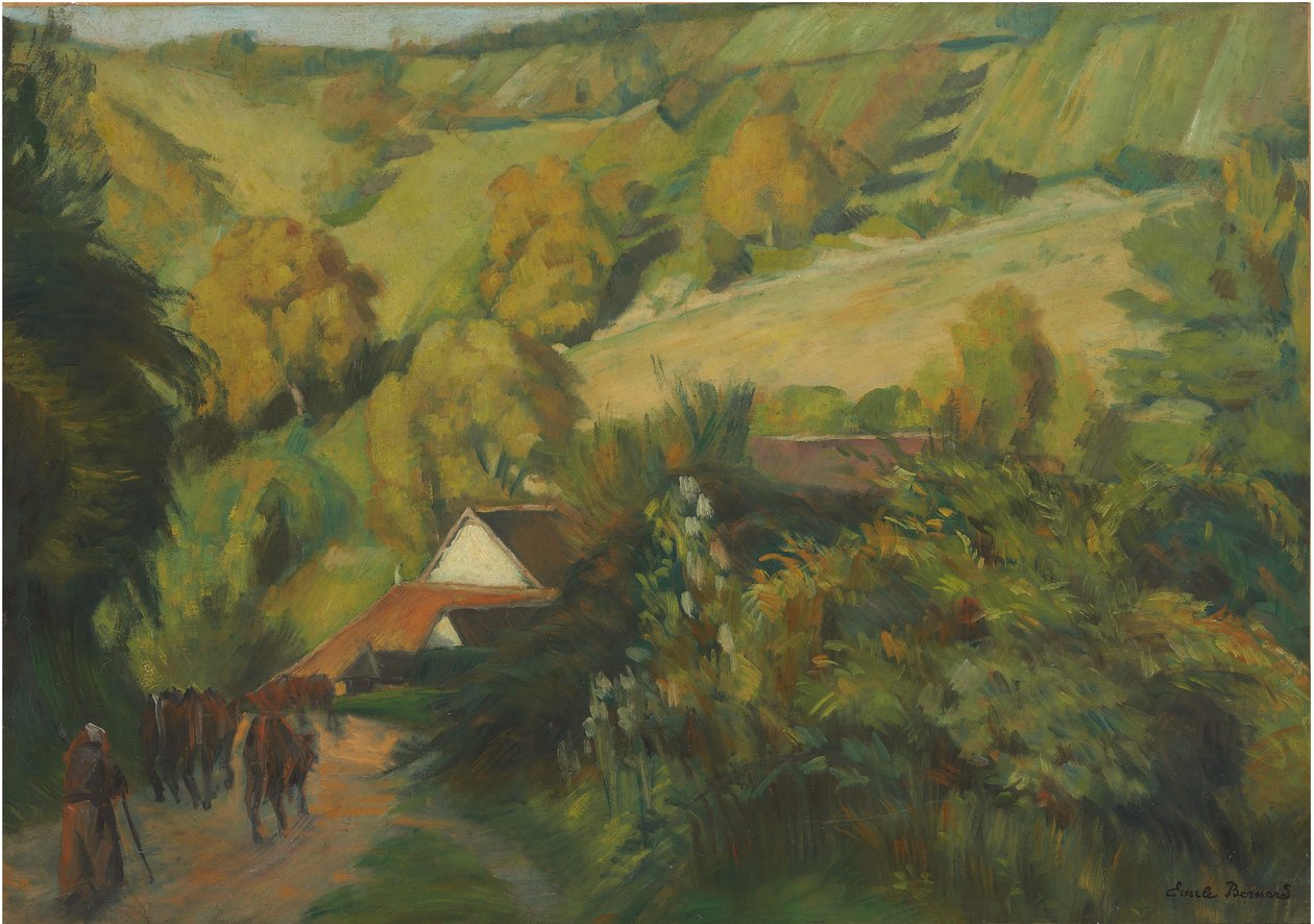 A leszállás Molosmesba, 1907 alkotó: Emile Bernard