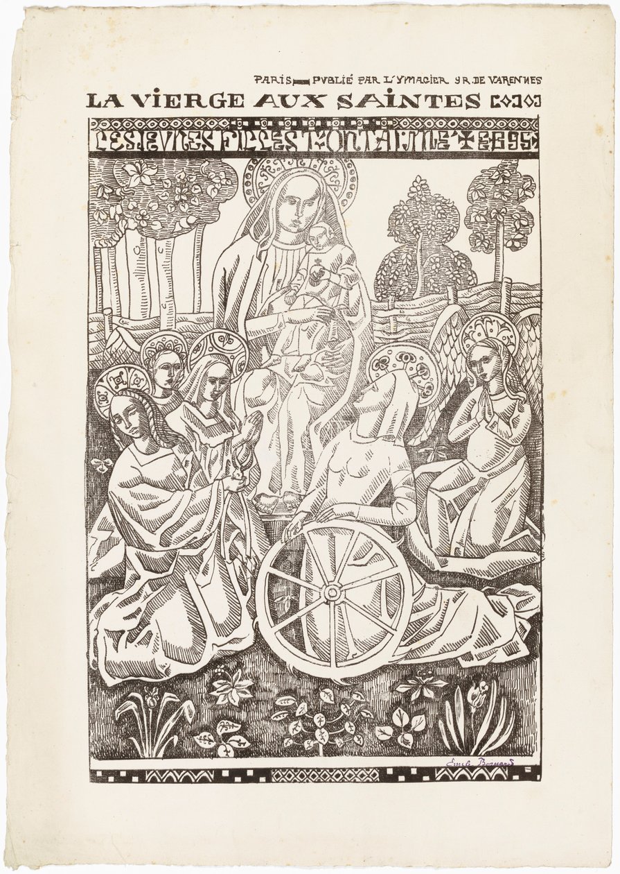 A Szent Szüzek alkotó: Emile Bernard