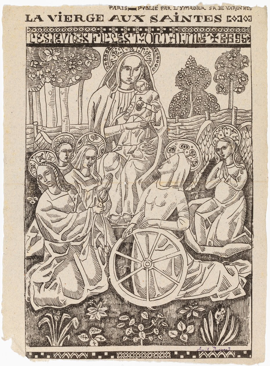 A Szent Szüzek alkotó: Emile Bernard