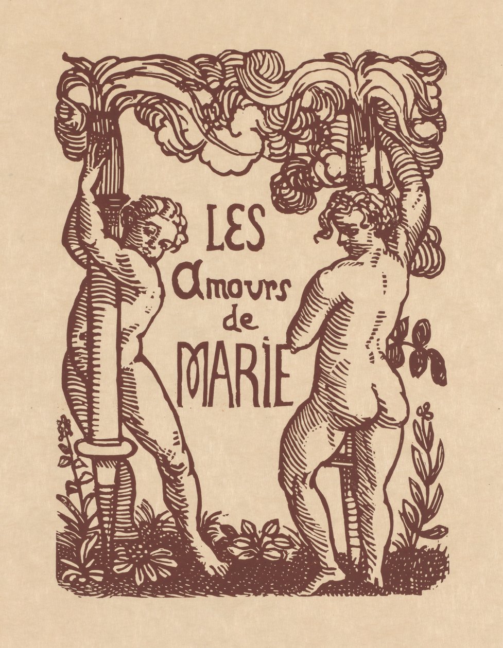 Pierre Ronsard szerelmei: Marie szerelmei alkotó: Emile Bernard