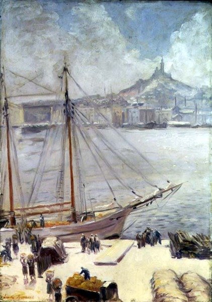 The Quay, Marseille alkotó: Emile Bernard