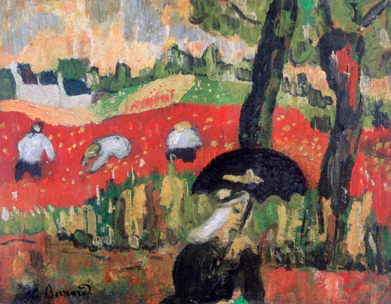 A Vörös mező, Pont Aven, 1887 alkotó: Emile Bernard