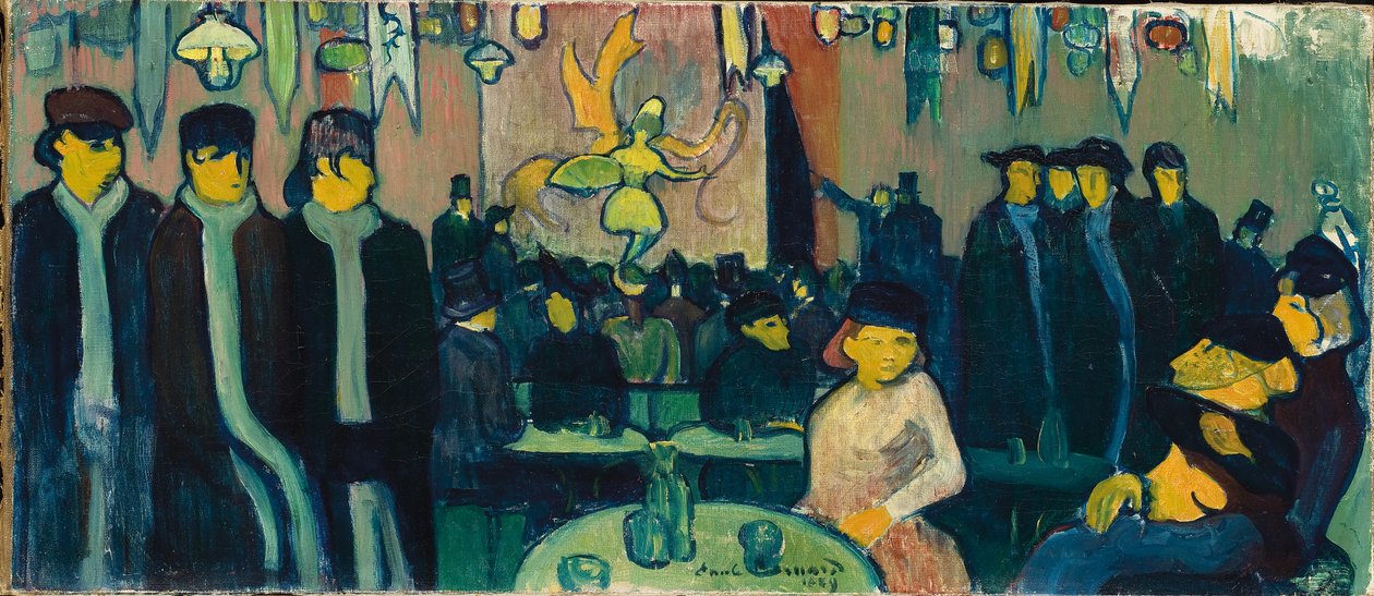 A Tabarin, avagy kabaré Párizsban, 1888-89 alkotó: Emile Bernard