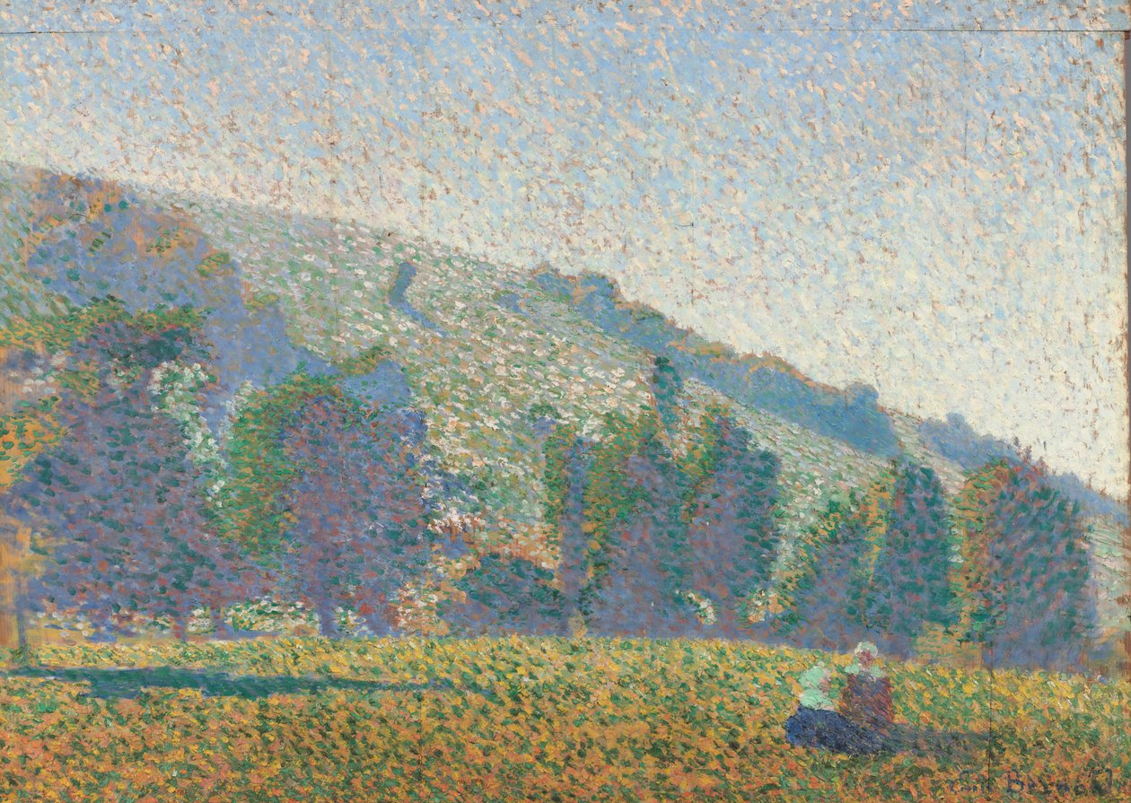 Két breton nő a réten, 1886 alkotó: Emile Bernard