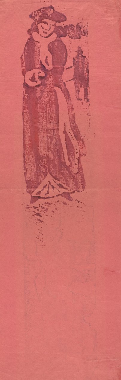 Muffos nő (La Dame au Manchon) alkotó: Emile Bernard