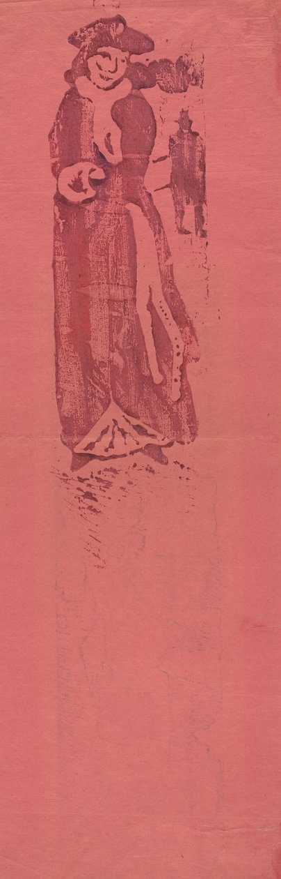 Frau mit Muff (La Dame au Manchon) alkotó: Emile Bernard
