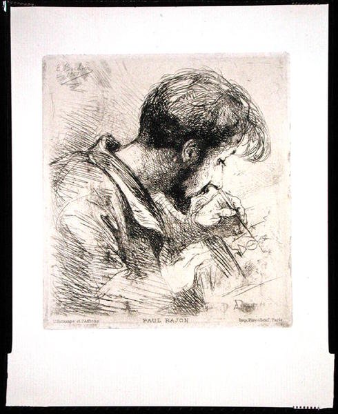 Paul Rajon portréja alkotó: Emile Boilvin