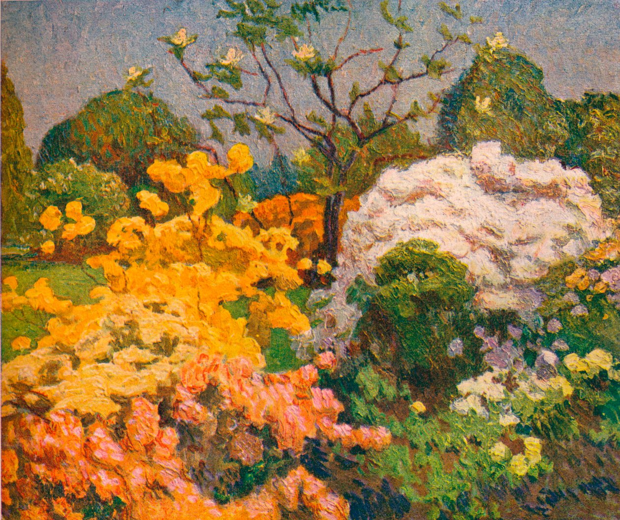 Azáleák, Kew Gardens, 1914 alkotó: Emile Claus