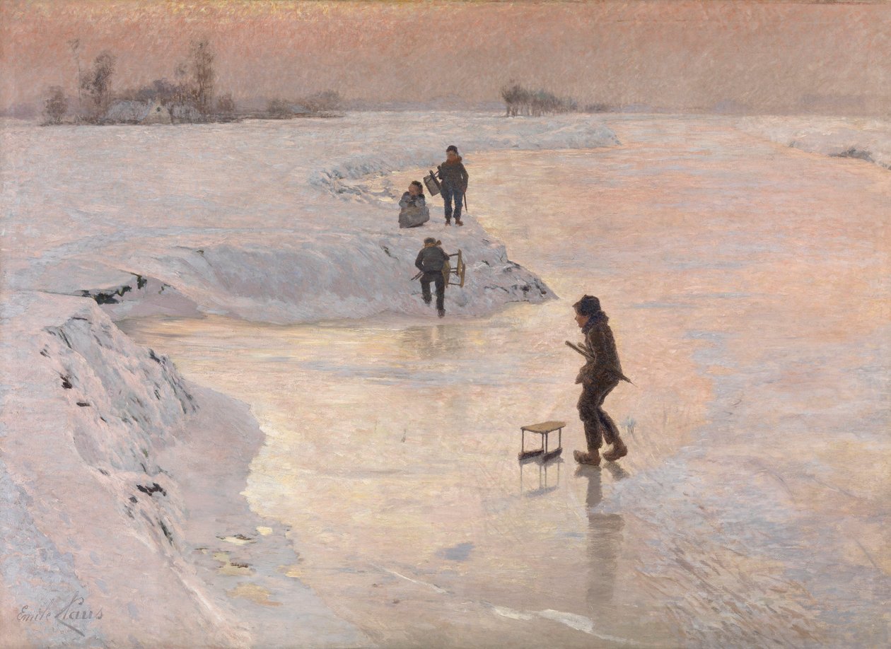 A jégmadarak alkotó: Emile Claus
