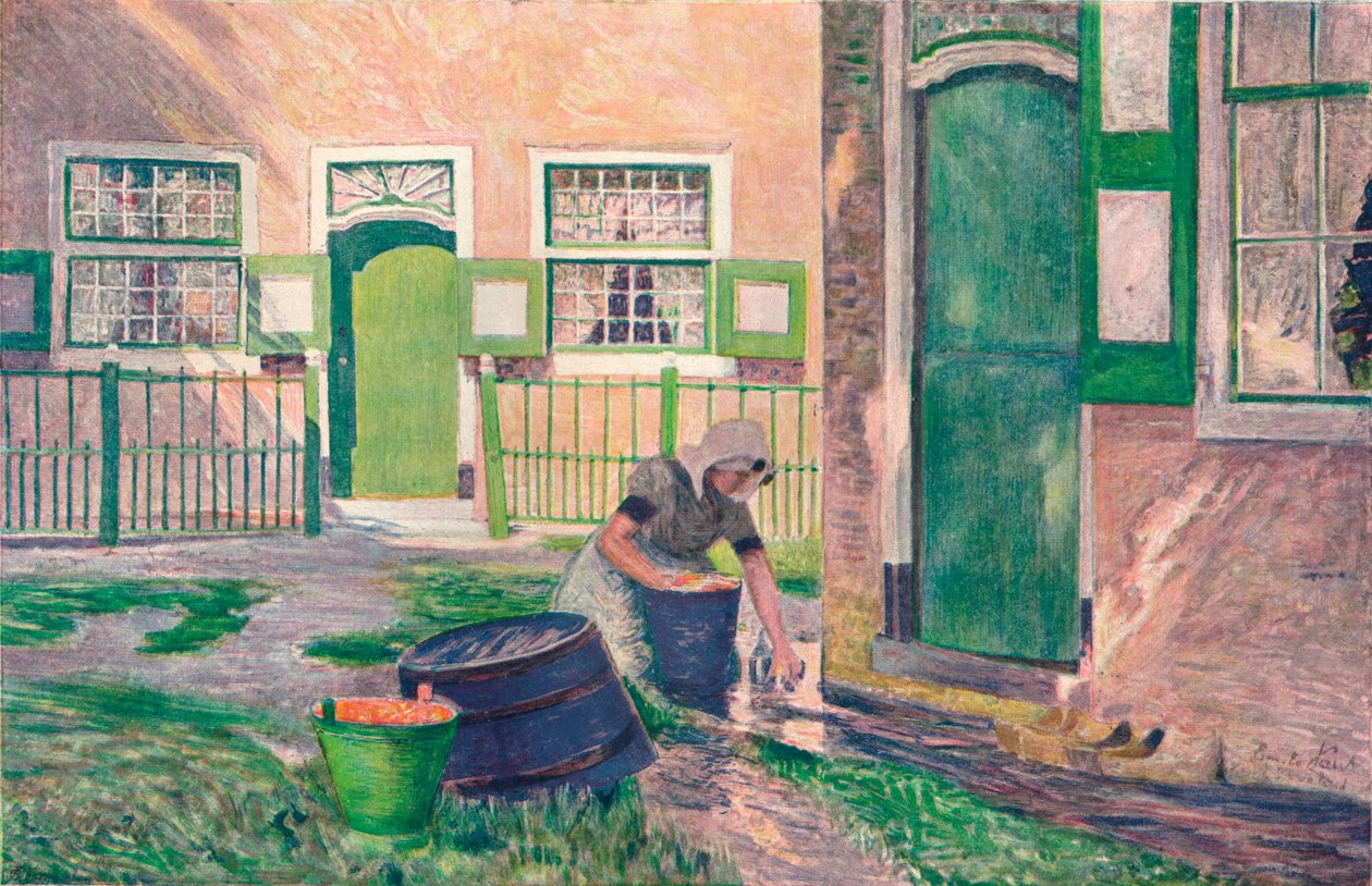Farm en Zud-Beveland, 1899 alkotó: Emile Claus