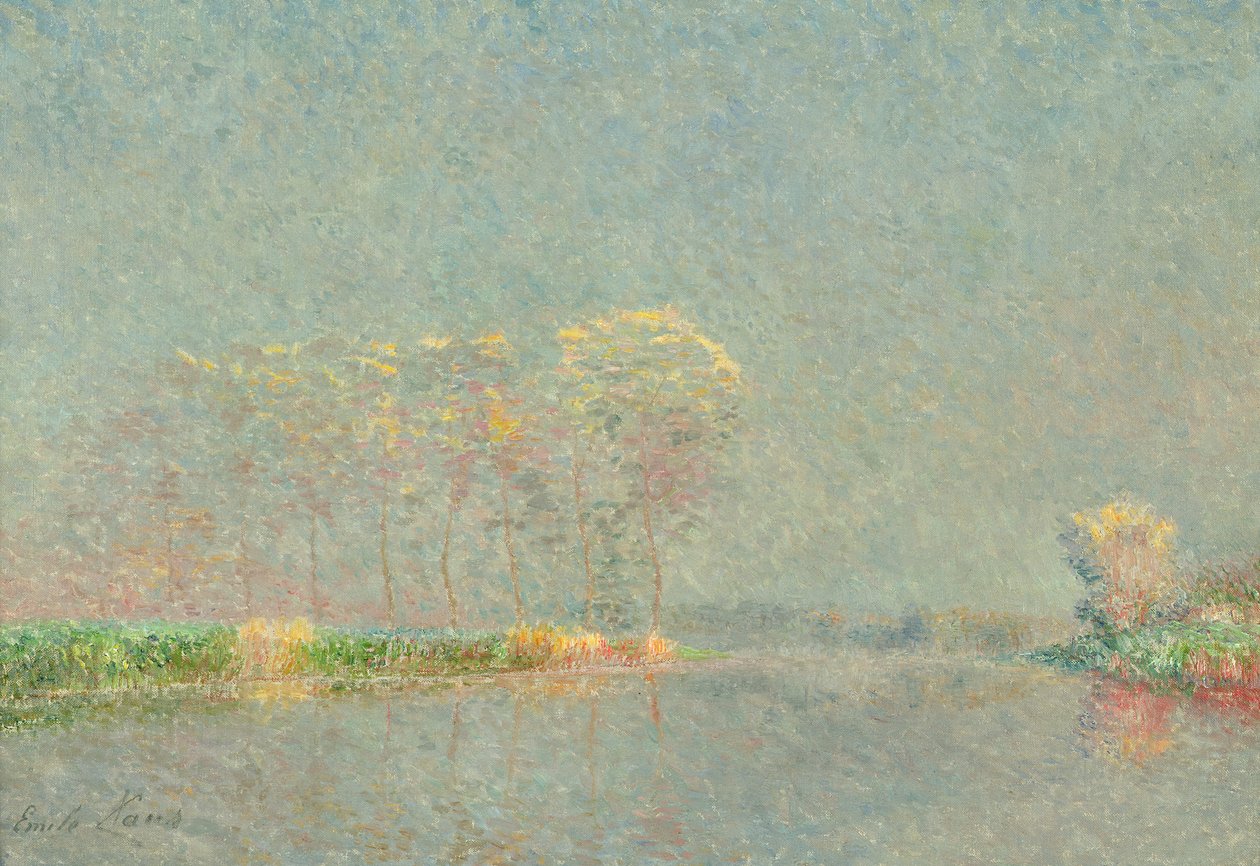 Köd a Lyson alkotó: Emile Claus