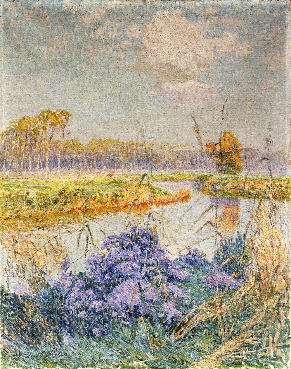 La Lys – De Leie, 1902-ben született alkotó: Emile Claus