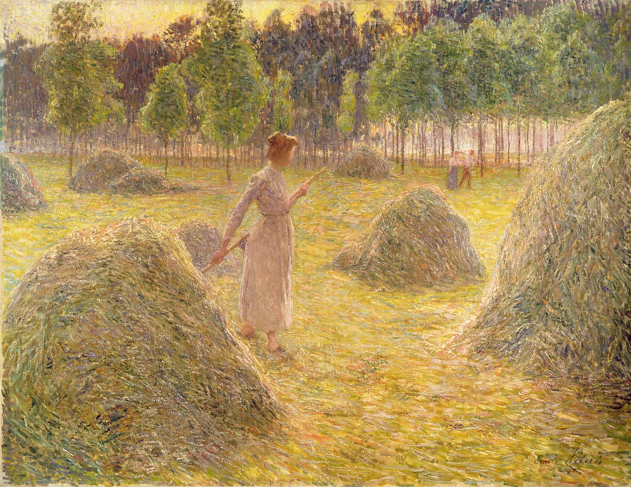 Gleaners, 1890-es évek közepe alkotó: Emile Claus