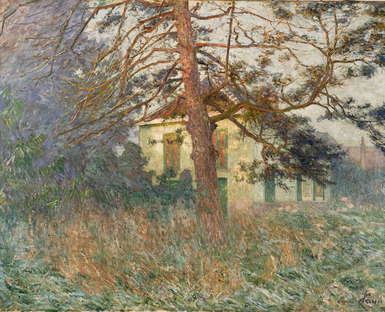 Villa Zonneschijn (A művész háza Astenében) alkotó: Emile Claus