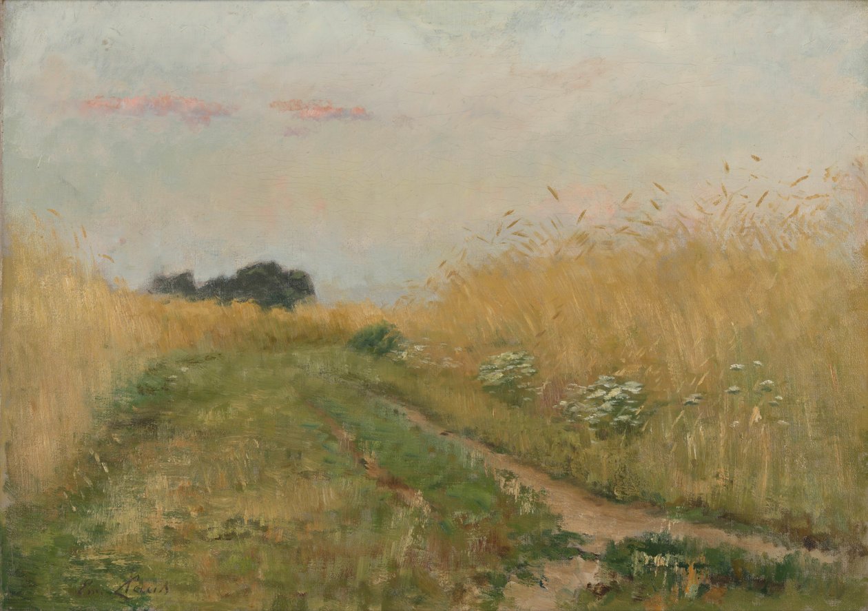 Nyári táj - Búzamező alkotó: Emile Claus