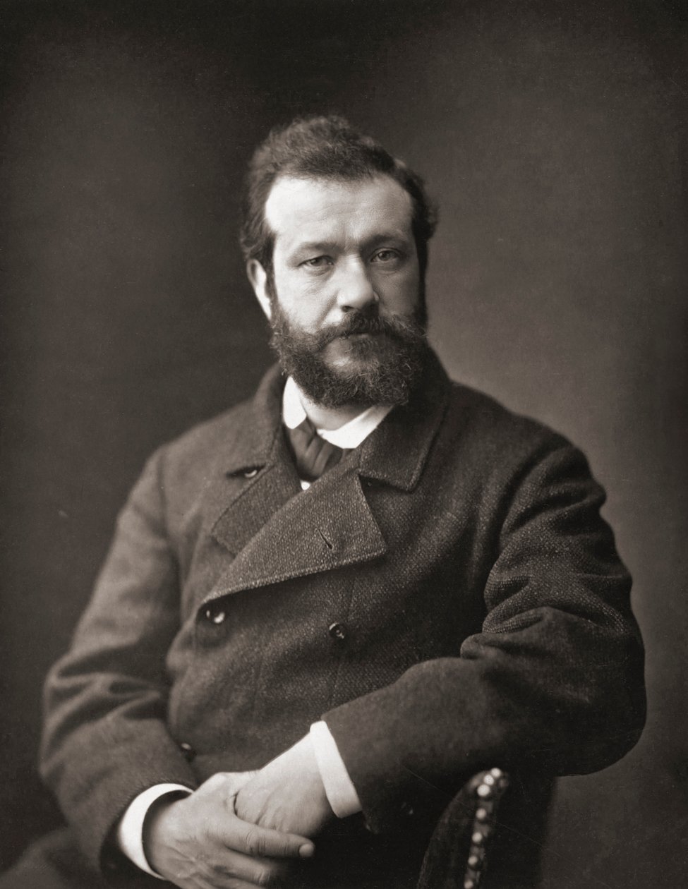 Félix Henri Bracquemond. Portré. alkotó: Emile Courtin