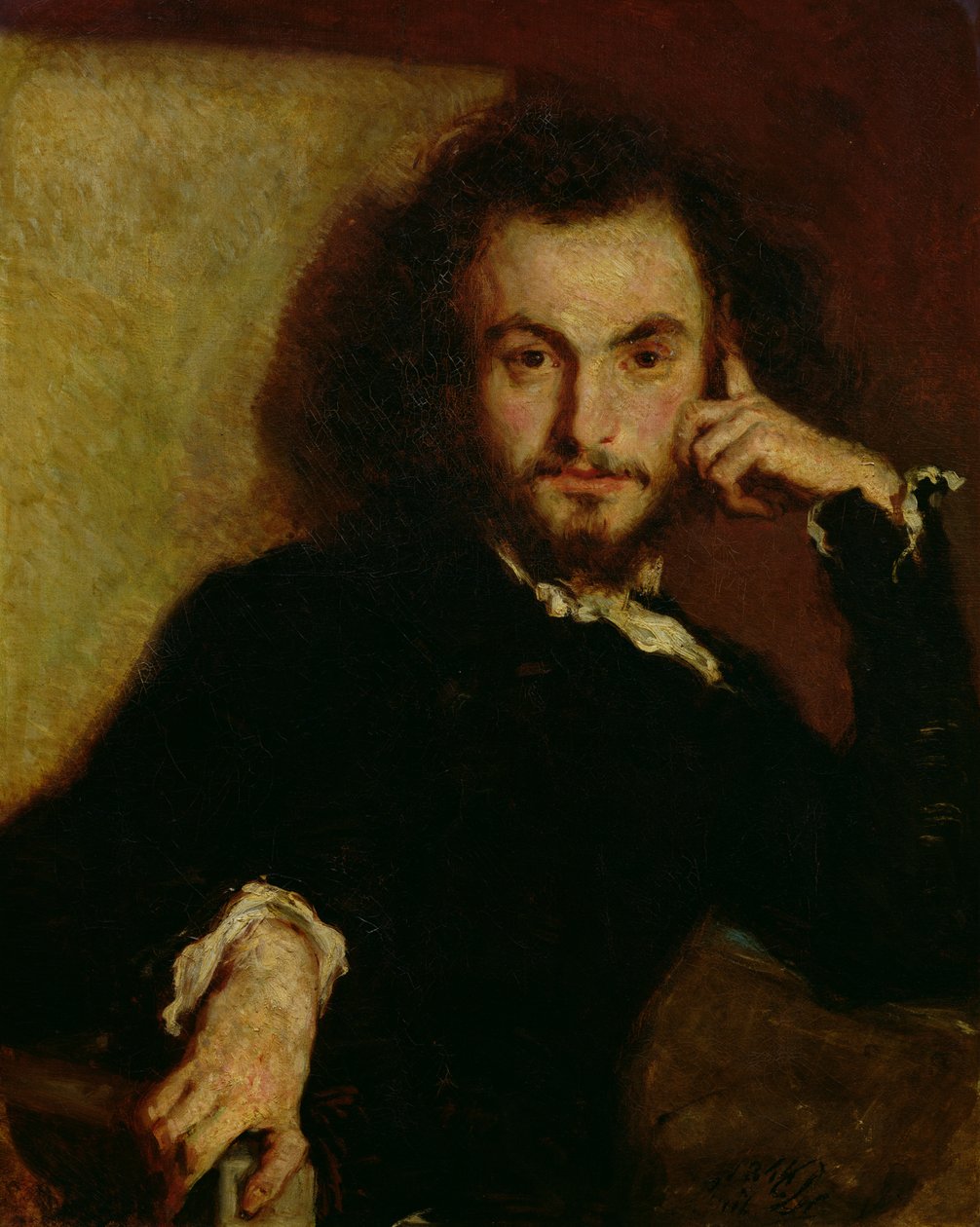 Charles Baudelaire (1821-67) portréja 1844 (olaj, vászon) alkotó: Emile Deroy