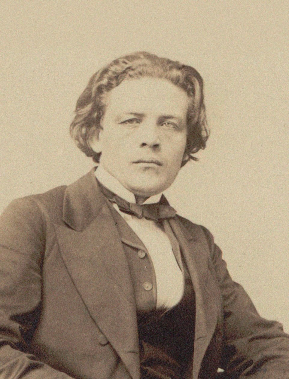 Anton Rubinstein zeneszerző portréja 1829-1894, kb. 1860-1870. alkotó: Emile Desmaisons