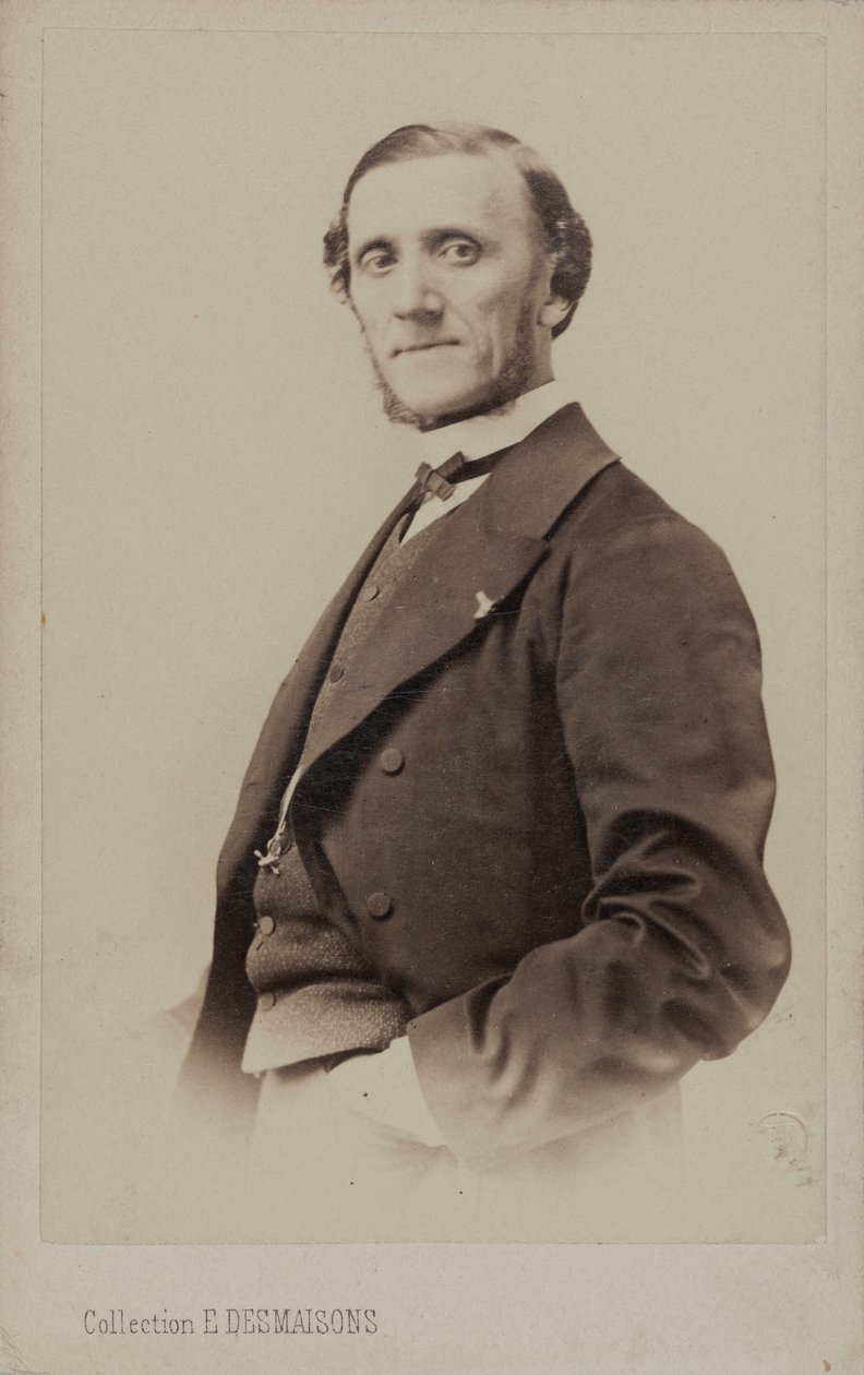Jean-Henri Ravina zongoraművész és zeneszerző portréja 1818-1906. alkotó: Emile Desmaisons