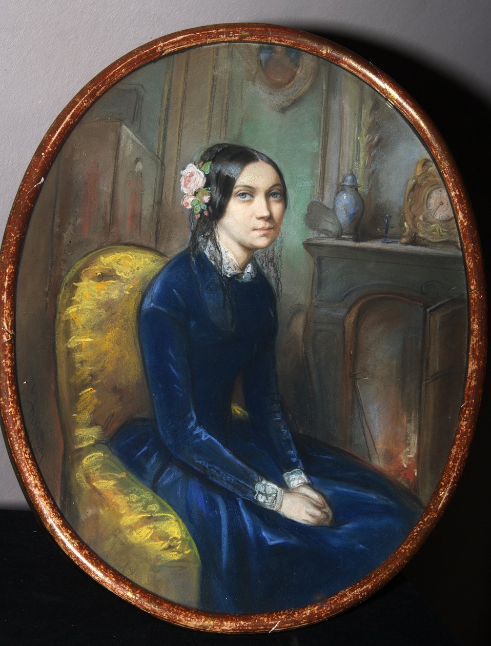 Dahlia Poletica portréja, 1848 alkotó: Emile Francois Dessain