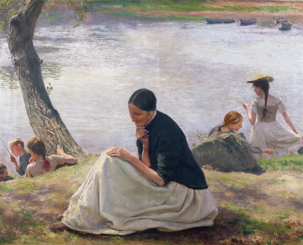 Emléktárgy, 1891 alkotó: Emile Friant
