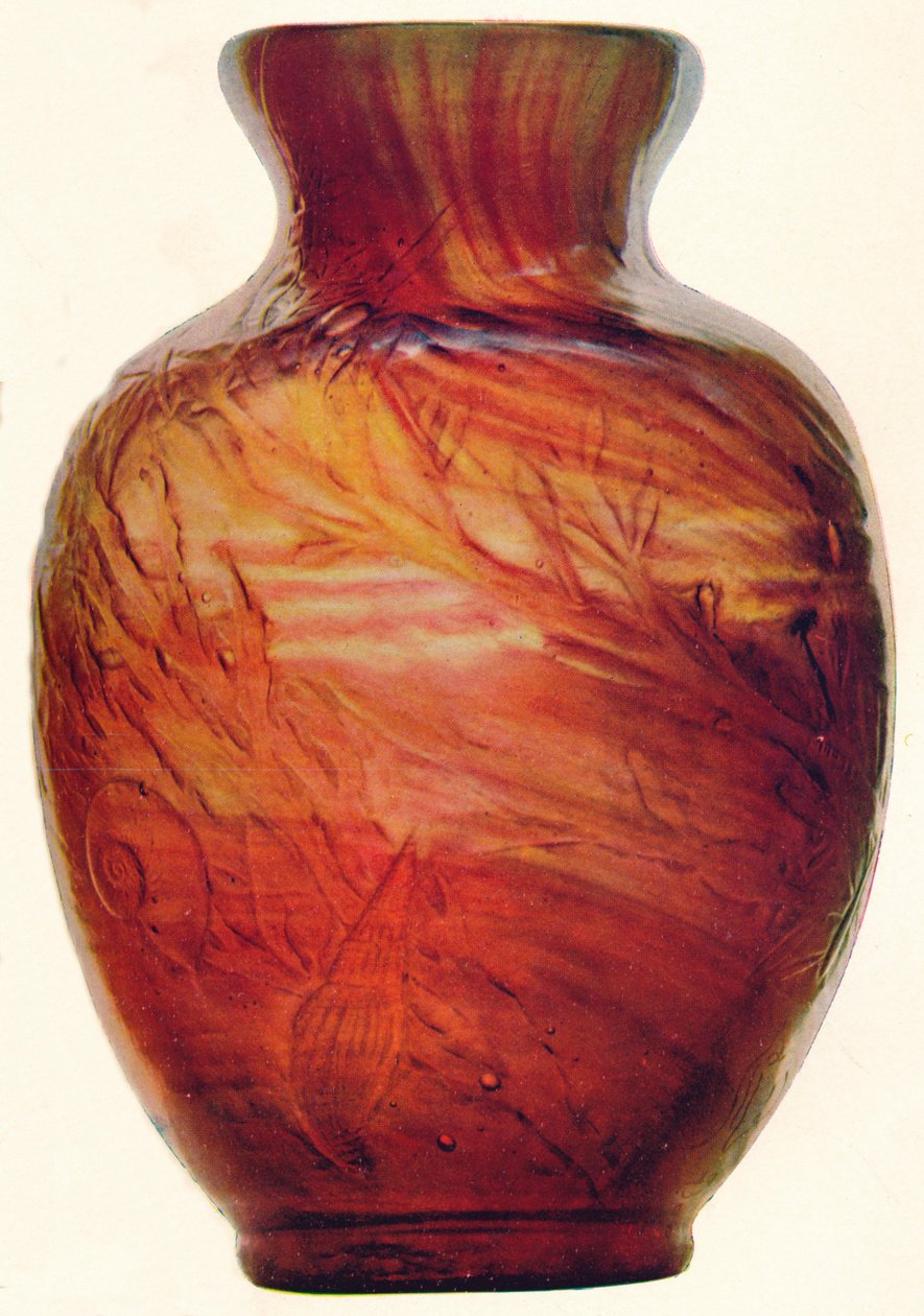 E. Galle üvegváza, 1846-1903, 1903 alkotó: Emile Galle