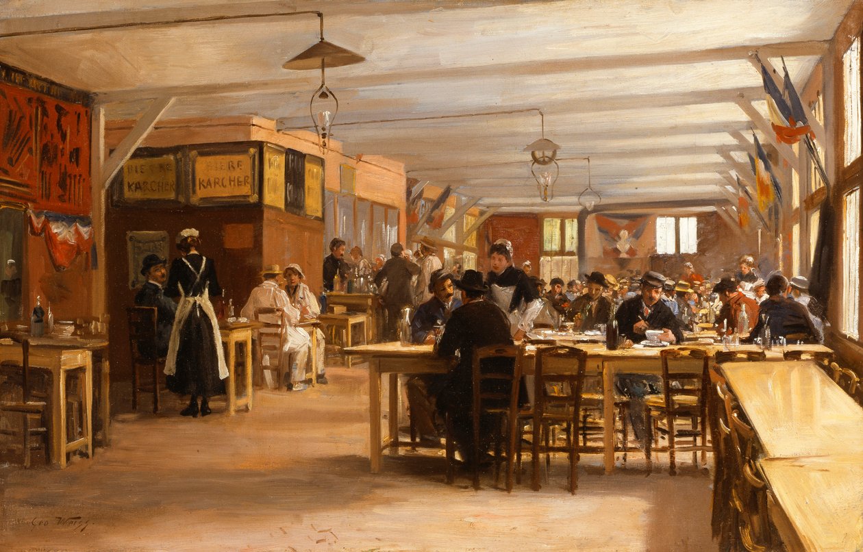 A kávézó alkotó: Emile Georges Weiss