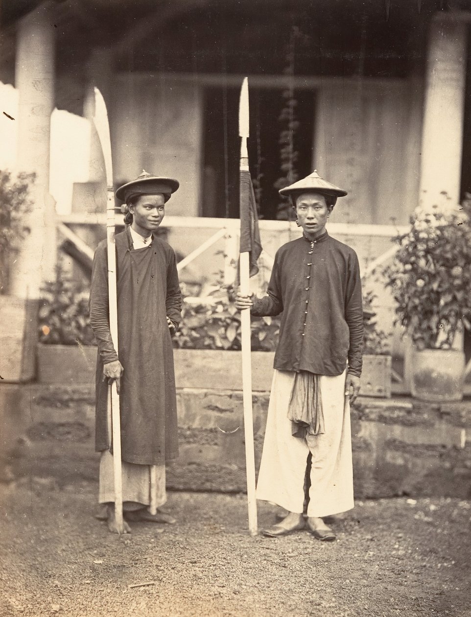 Matas bennszülött milícia, 1866. alkotó: Emile Gsell