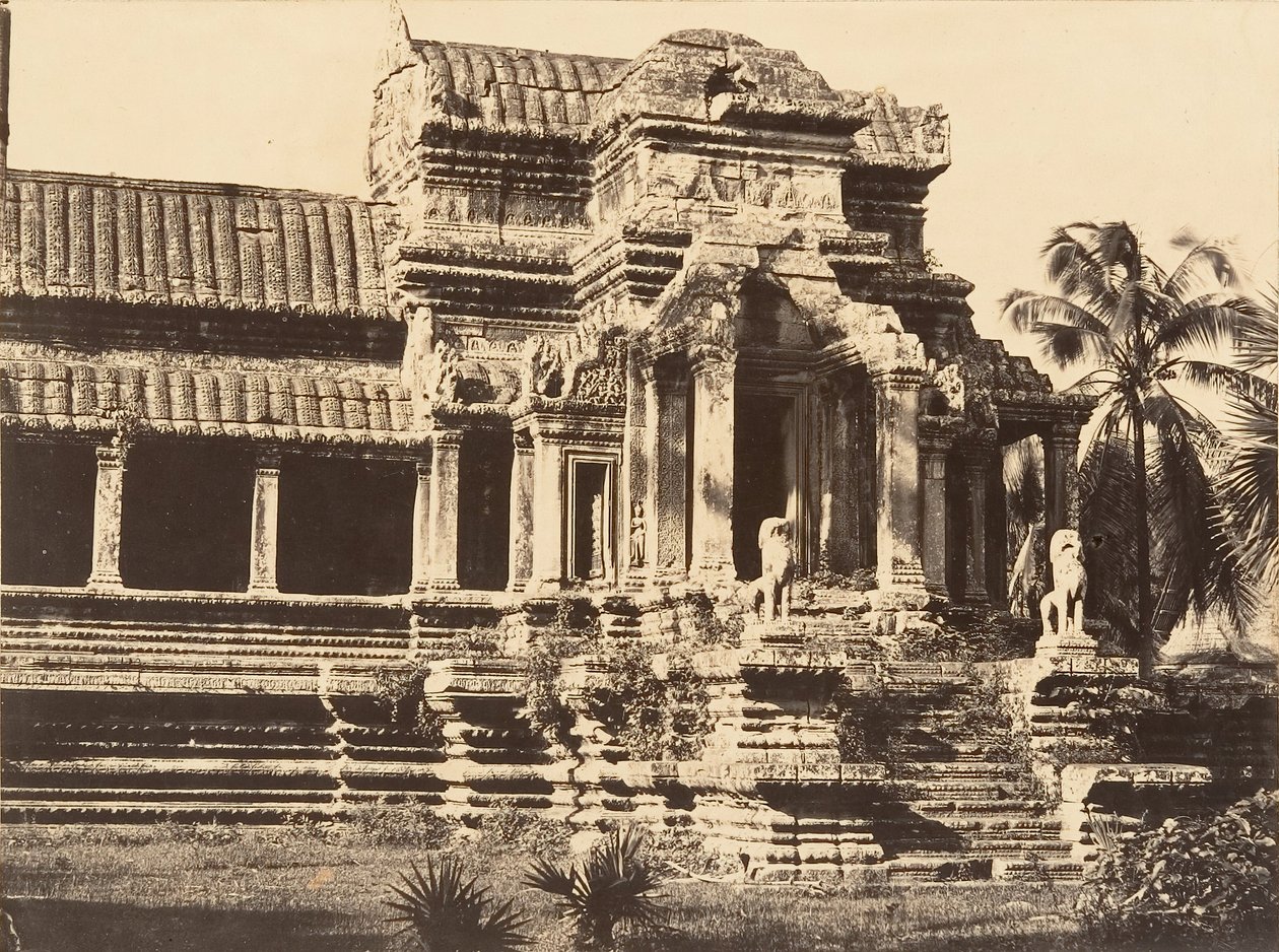 A Pagoda Nagygalériájának bejárati portikusa, 1866. alkotó: Emile Gsell