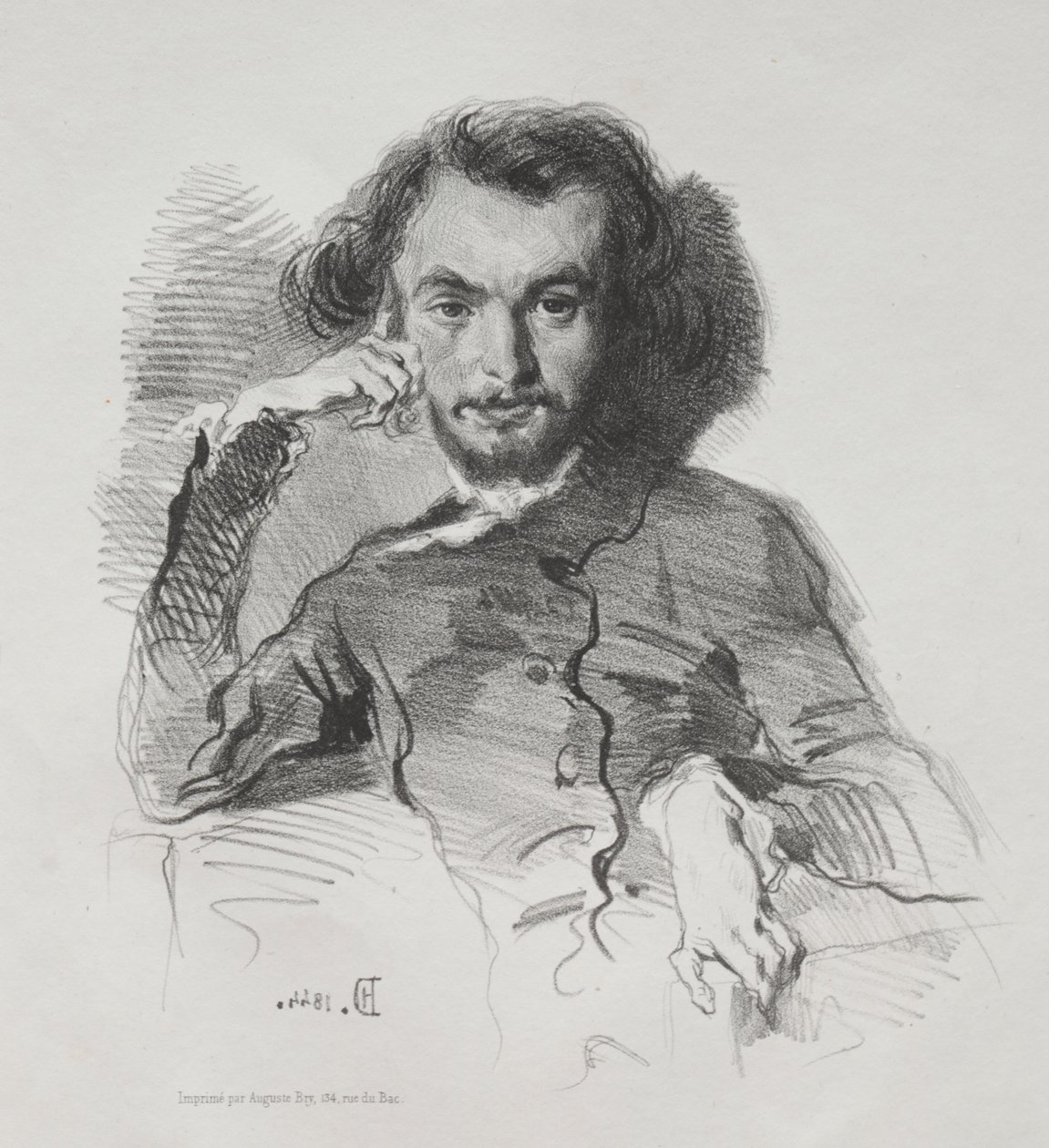 Charles Pierre Baudelaire alkotó: Emile Isidore Deroy