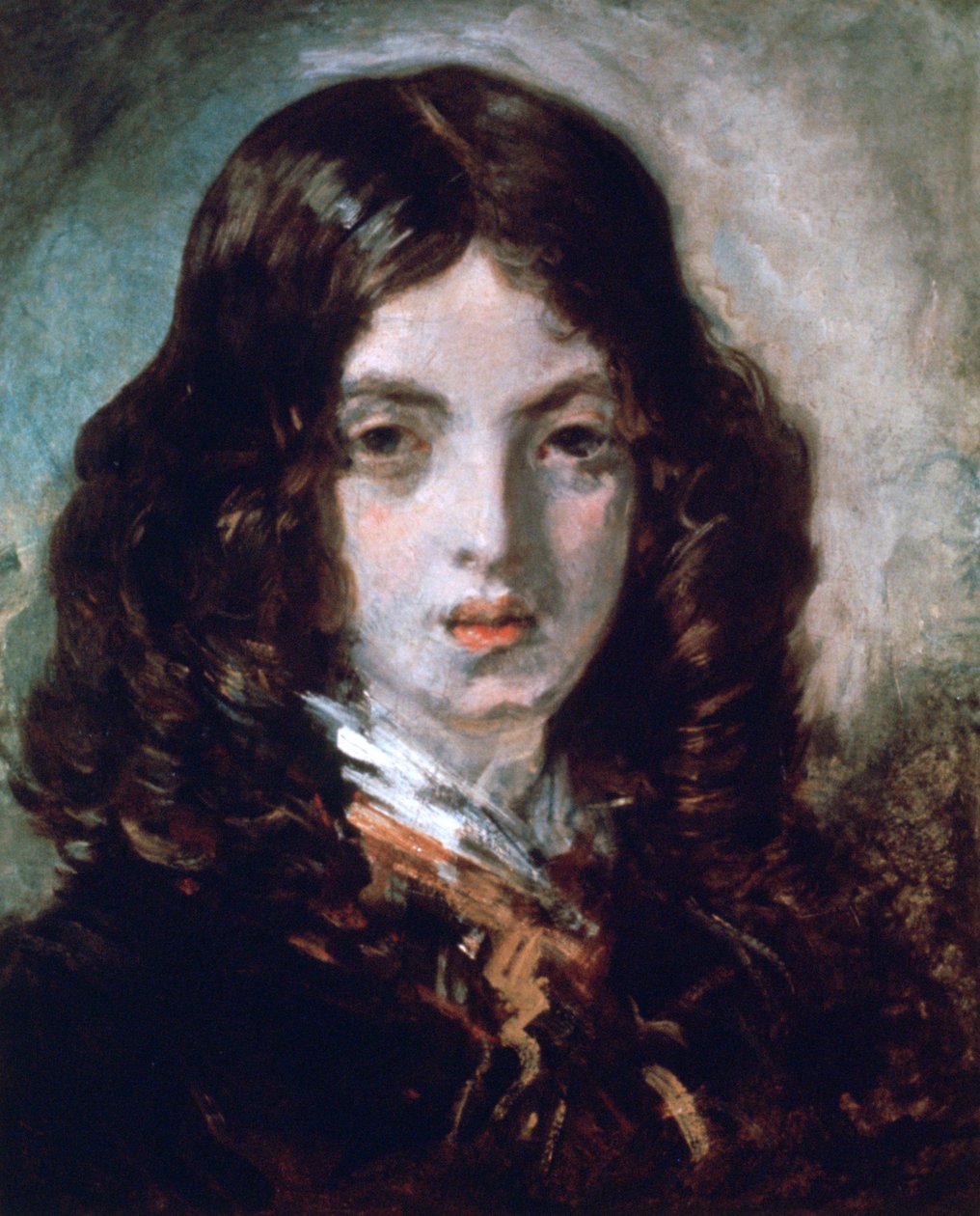 A kis vörösfejű koldus, 1843 alkotó: Emile Isidore Deroy