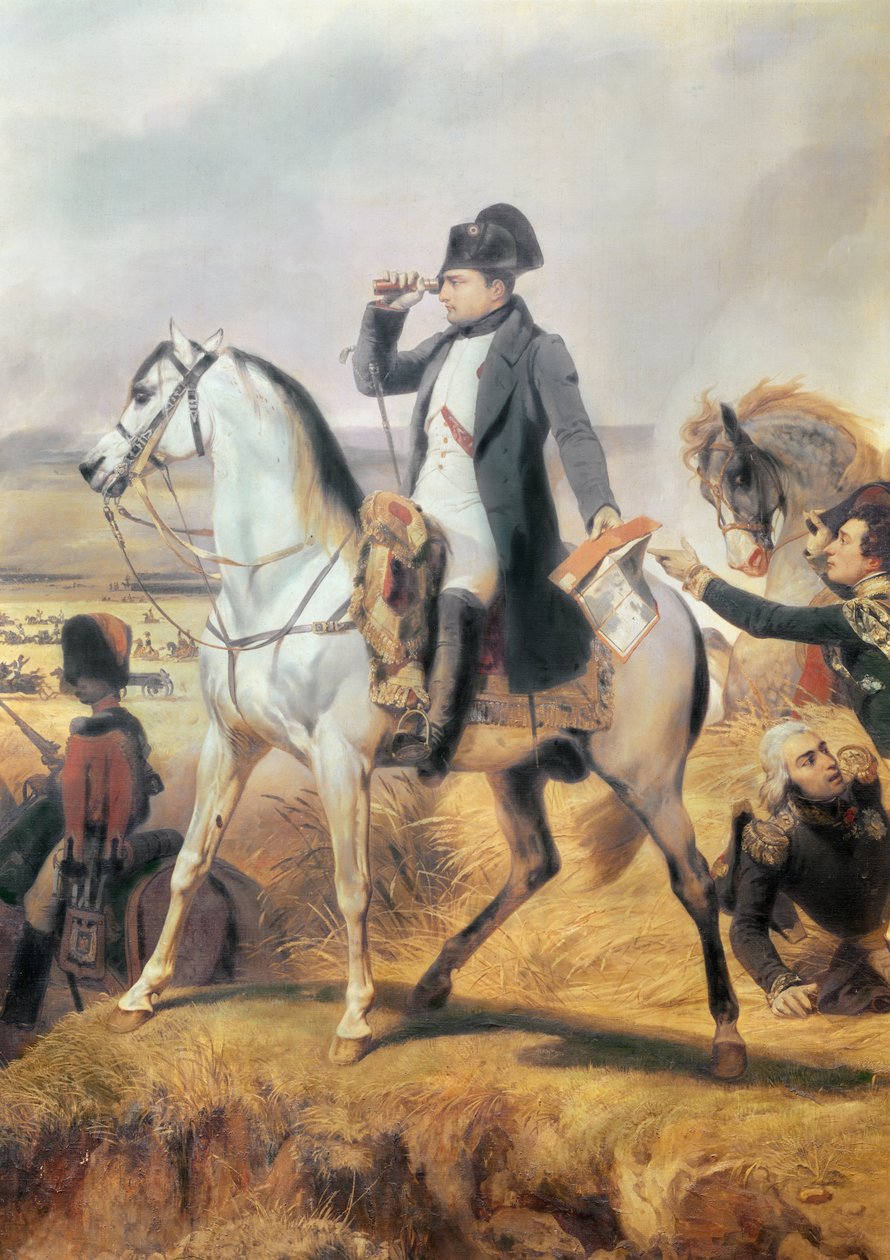 Részlet Napóleonról a wagrami csatából, 1809. július 6., 1836 alkotó: Emile Jean Horace Vernet