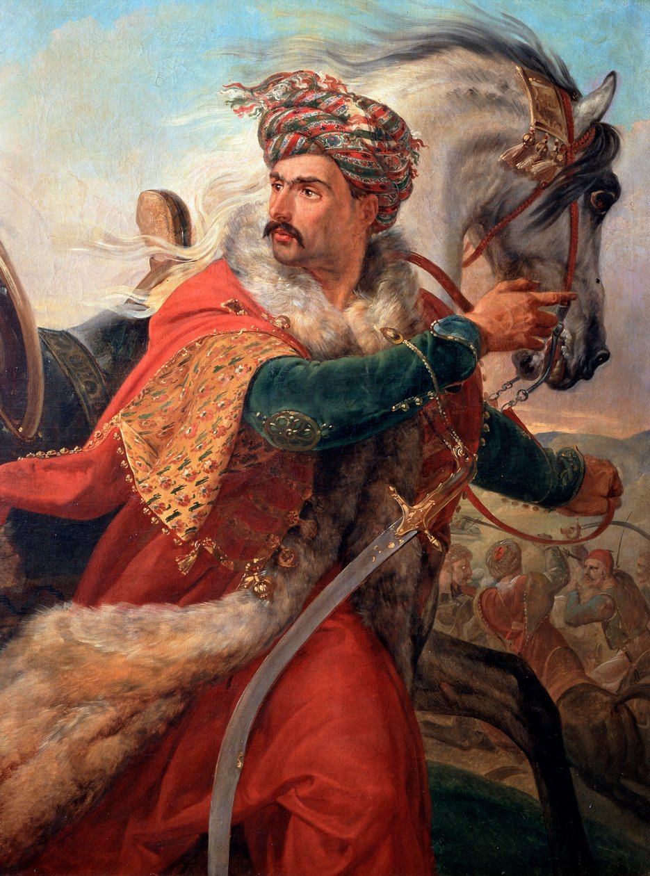 Mameluke, 1830-as évek vége. alkotó: Emile Jean Horace Vernet