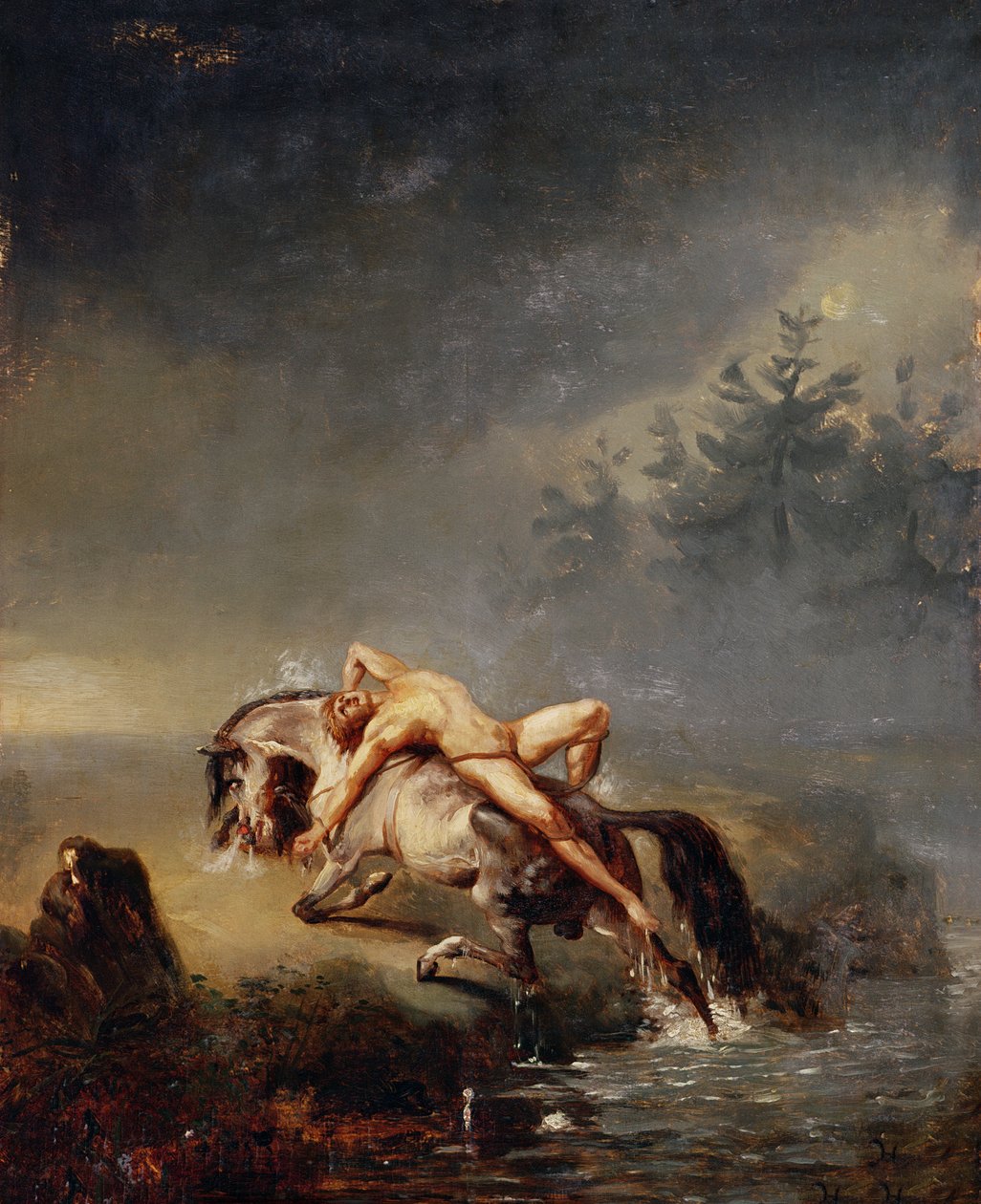 Mazeppa alkotó: Emile Jean Horace Vernet